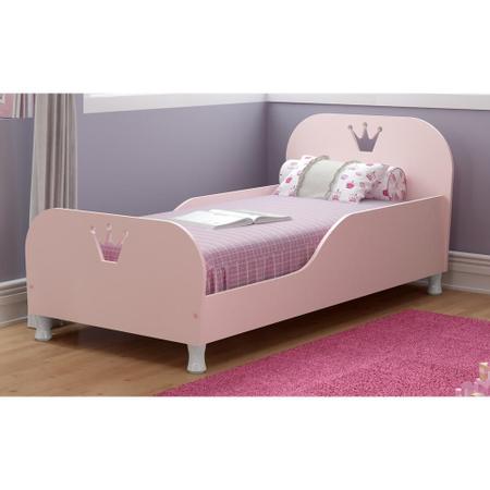 Mini Cama Multimóveis Rei Rainha 100% MDF para colchão 150cmx70cm Rosa REF.2321.157 Imagem de Mini Cama Multimóveis Rei Rainha 100% MDF para colchão 150cmx70cm Rosa REF.2321.157