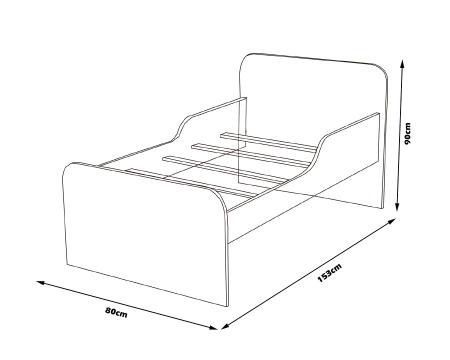 Imagem de Mini Cama Para Criança Desenhos com Colchão