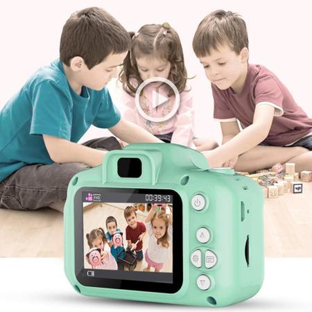 Imagem de Mini Câmera Digital Y X200 - Foto e Vídeo - Infantil  - Verde