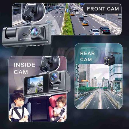 Imagem de Mini Camera DVR Carro Frontal Interna Uber Taxi C/Card 32g