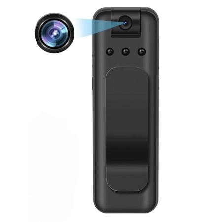 Imagem de Mini Câmera Espiã Corporal Portátil Hd 1080p Noturna Áudio - Without