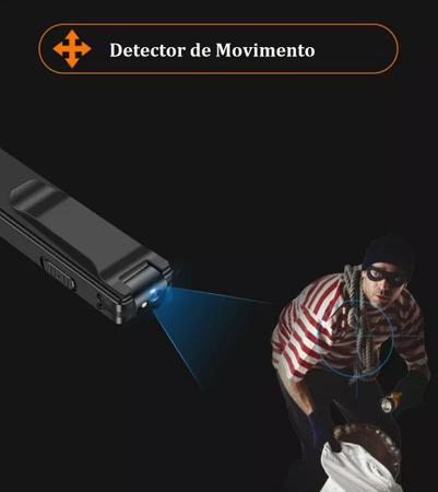 Imagem de Mini Câmera Espiã Policial Hd 1080p Sensor De Movimento Usb