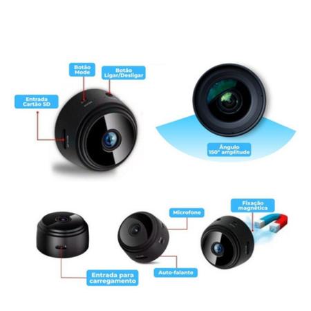 Mini Campainha Câmera Inteligente Sem Fio Conexão Celular em Promoção na  Americanas