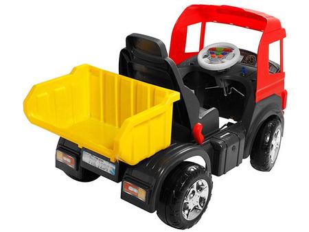 Caminhão Mini truck Pedal Infantil Criança com Caçamba Basculante 9300  Magic toys Presente Menino Aniversario em Promoção na Americanas