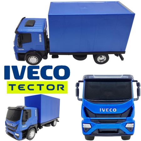 Caminhão Iveco Baú Acessórios Usual Brinquedo Miniatura