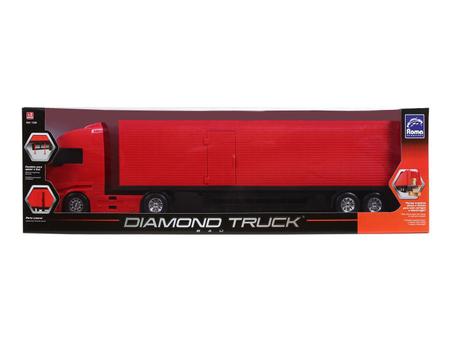 Caminhão Carreta Diamond Truck Baú - 67cm - Roma Brinquedo