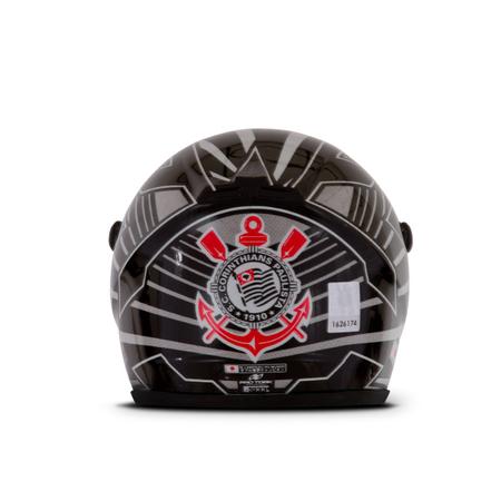 Imagem de Mini Capacete Decorativo Oficial Corinthians Pro Tork