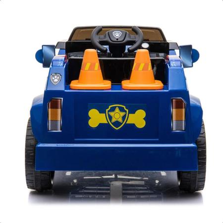 Mini Carro Elétrico Policia com Som e Controle Remoto 12V - 692 - Real  Brinquedos