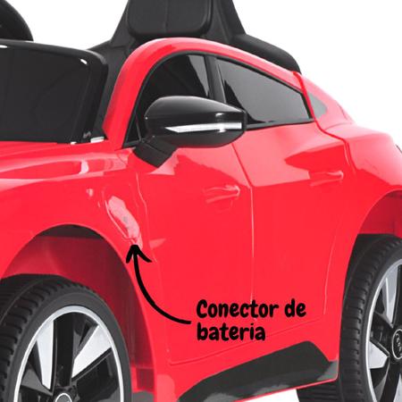 Imagem de Mini Carro Elétrico Infantil Audi E-tron 6V com Sistema de Som e Controle Remoto