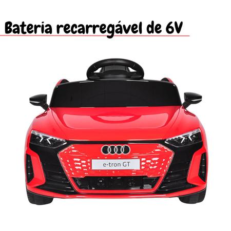Imagem de Mini Carro Elétrico Infantil Audi Etron Gt Bateria 6V Motorizado Controle Importway Bw-273