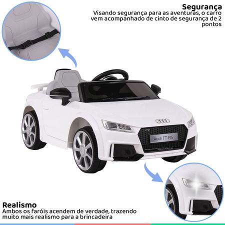 Homcom - Carro elétrico infantil Audi TT, CARROS UM LUGAR