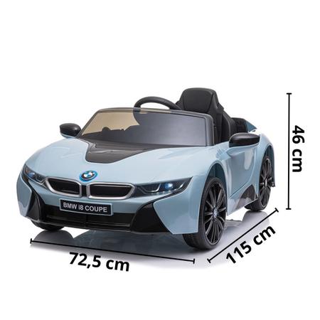 Imagem de Mini Carro Elétrico Infantil Bmw I8 Coupe 12V Controle Remoto Licenciado Importway Bw-293 Motorizado