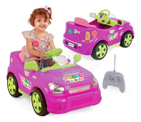 Imagem de Mini Carro Eletrico Infantil C/ Carregador E Controle Remoto