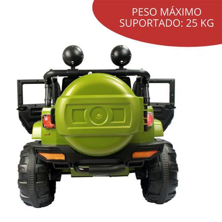 Mini Carro Elétrico Infantil Com Controle Remoto Verde, Importway