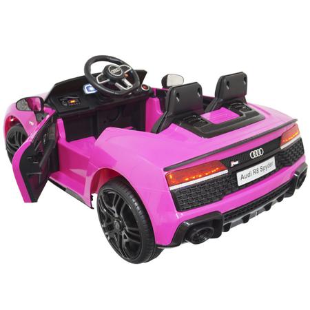 Mini Carro Elétrico Infantil Criança 12V Audi R8 Spyder Controle Remoto  Motorizado Brinqway BW-123 em Promoção é no Buscapé