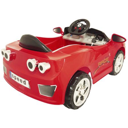 Mini Carro Elétrico Infantil Com Controle Remoto Branco BW029BR