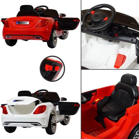 Mini Carro Elétrico Infantil Criança 6V com Controle Remoto