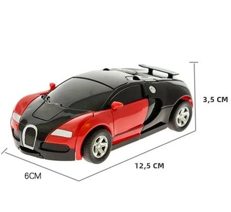 Imagem de Mini Carro Robô 2 em 1 para Meninos - Transformação Automática - Brinquedo Diecast