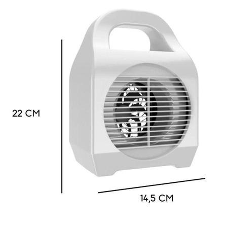 Imagem de Mini Climatizador de Ar Refrigerador Umidifica USB Portátil - Tomate