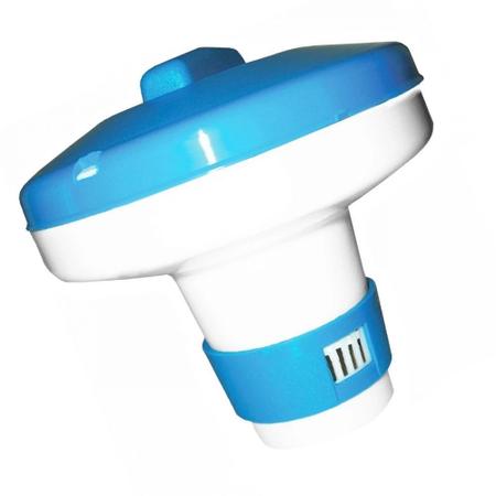 Imagem de Mini Clorador Flutuador Quimico para Piscinas para Pastilhas de Cloro  Netuno 