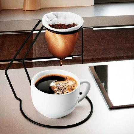 Imagem de Mini Coador De Café Individual Aramado Black Fast Coffe by bsmix