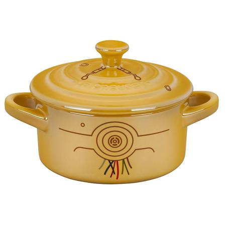 Imagem de Mini Cocotte Droide C 3PO Star Wars Amarelo Dijon Perolizado Le Creuset