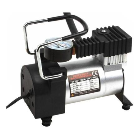 Imagem de Mini compressor de ar automotivo 12v inflador calibrador de pneu balao bola inflavel multiuso