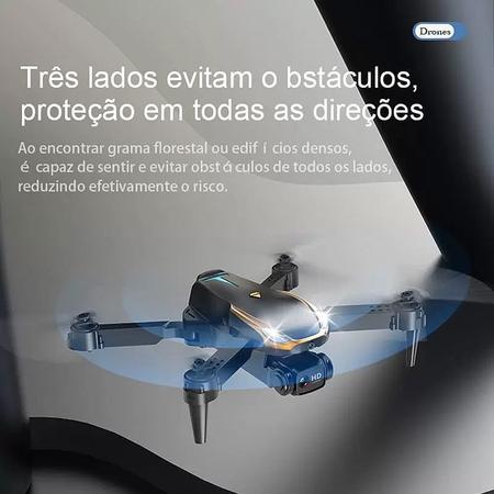 Imagem de Mini Drone 8m 2 Câmeras 4k Controle de Estabilidade 50x Zoom 3 Velocidades