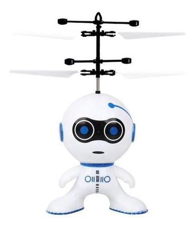 Imagem de Mini Drone Brinquedo Infantil Robô Helicóptero Voador Com Infravermelho Sensor A Mão Voa Verdade Recarregável