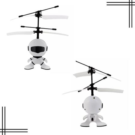 Mini Drone Brinquedo Robo Voador Infravermelho Voa Verdade