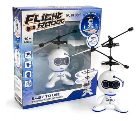 Mini Drone Brinquedo Infantil Robô Voa Com Infravermelho