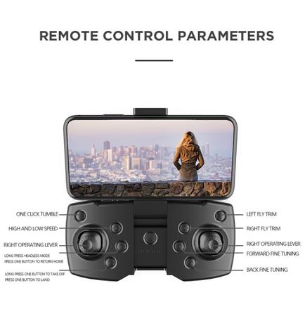 Mini Drone Xkj S602 Rc Hd C mera Wi fi 3 Baterias Drone