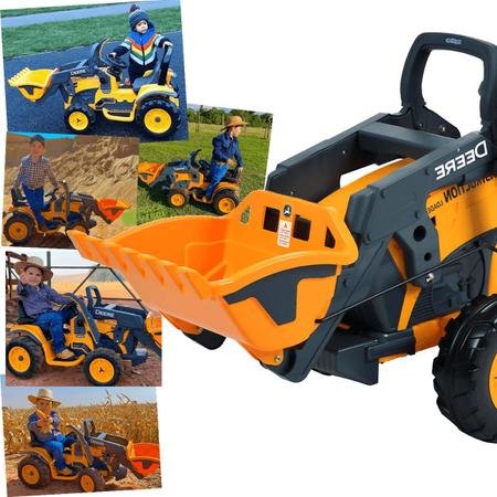 Mini Escavadeira John Deere Construction Loader Peg Perego 12V