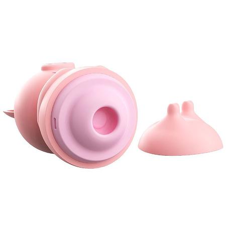 Imagem de Mini Estimulador Sugador Pulsação Feminino 10 Modos de Ondas de Pressão Porquinho Piggy
