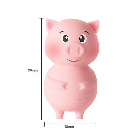 Imagem de Mini Estimulador Sugador Pulsação Feminino 10 Modos de Ondas de Pressão Porquinho Piggy