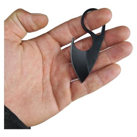 Imagem de Mini Faca Push Dagger Lamina Corte Gancho