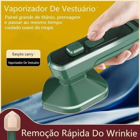 Imagem de Mini Ferro De Passar Roupa A Vapor Para Viagem Elétrico Portátil Pequeno de mala leve bivolt cabe na mala 110v e 220v