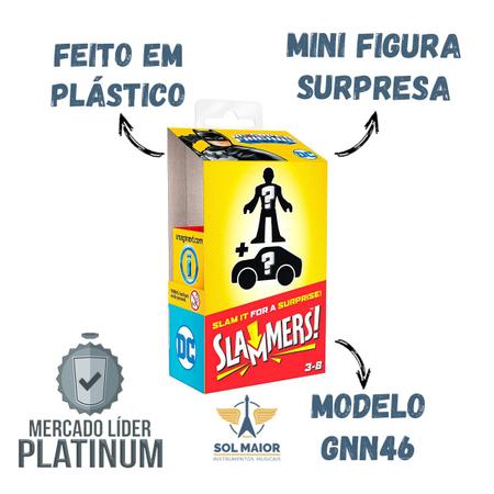 Imagem de Mini Figura e Veículo Imaginext DC Comics Slammers Surpresa