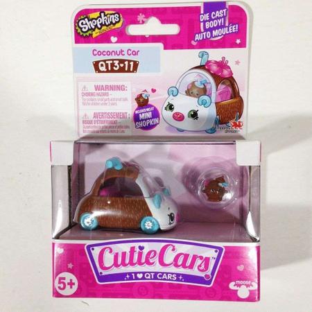 Imagem de Mini Figura e Veículo Shopkins Cutie Cars Blister Unitário