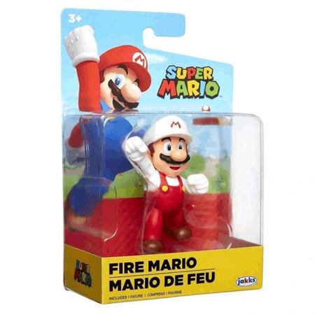 Imagem de Mini Figura Fire Mario - Super Mario o Filme - Candide 3001