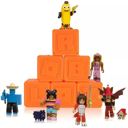 Kit com 8 personagem de montar miniatura roblox figurinhas exclusivas em  Promoção na Americanas