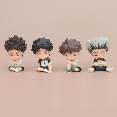 Imagem de Mini Figuras Haikyuu Anime (4 Peças) - Hinata, Kageyama e Outros - 5,5cm