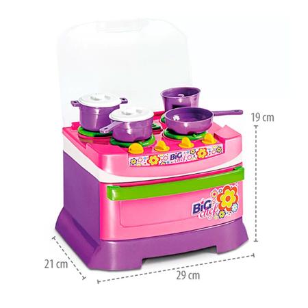 Imagem de Mini Fogão de Brinquedo Big Chefe Cozinha Infantil Poliplac