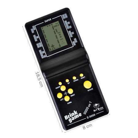 Console Mini Game Antigo Retro Tetris 9999 Jogos Corrida - Art Brink -  Minigame - Magazine Luiza