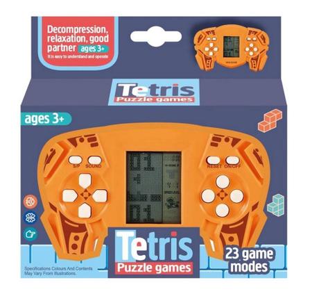 Mini Game Jogo Tetris Retro Portátil LCD 23 Jogos + 2 Pilhas Educativo Quebra  Cabeça Blocos para Crianças Adulto - LVO - Jogos Educativos - Magazine Luiza