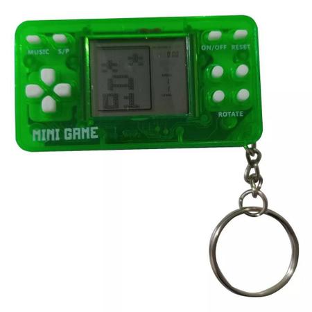 Mini game brick game com chaveiro colors a bateria 6,5x3,5cm - DM BRASIL -  Minigame - Magazine Luiza