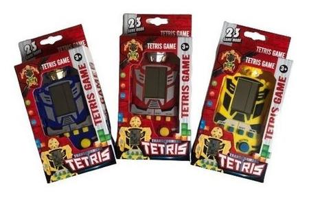 Imagem de Mini Game Portatil Retrô Tetris Transformers Optimus