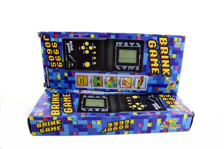 Console Mini Game Antigo Retro Tetris 9999 Jogos Corrida - Art Brink -  Minigame - Magazine Luiza