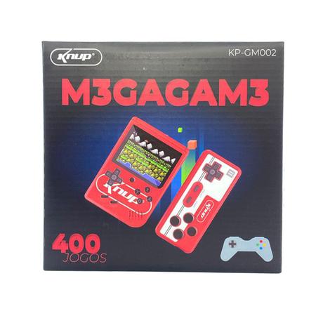 Mini Game Portátil 400 Jogos Super Console Controle Retro