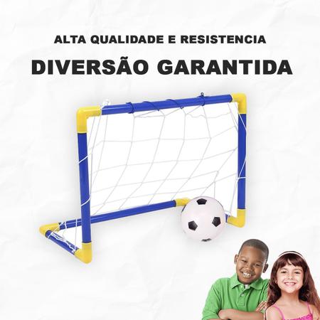 Mini Trave Golzinho Gol Brinquedo Para Jogar Futebol Infantil Plástico Rede  E Bola - WELLMIX - Chute a Gol Infantil - Magazine Luiza